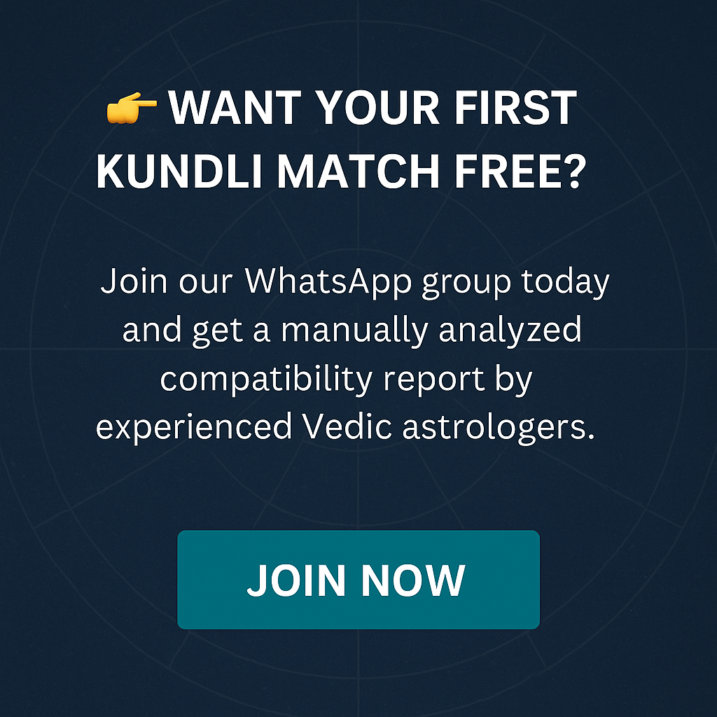 Get Your First Kundli Match FREE
