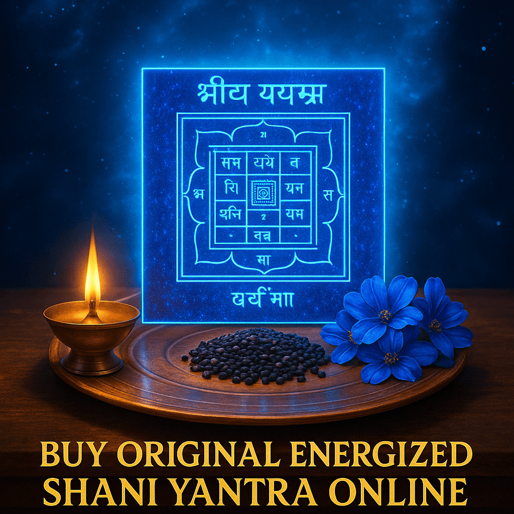 Buy Authentic Shani Yantra Online – Remedy for Shani Dosh & Saturn’s Harsh Effects