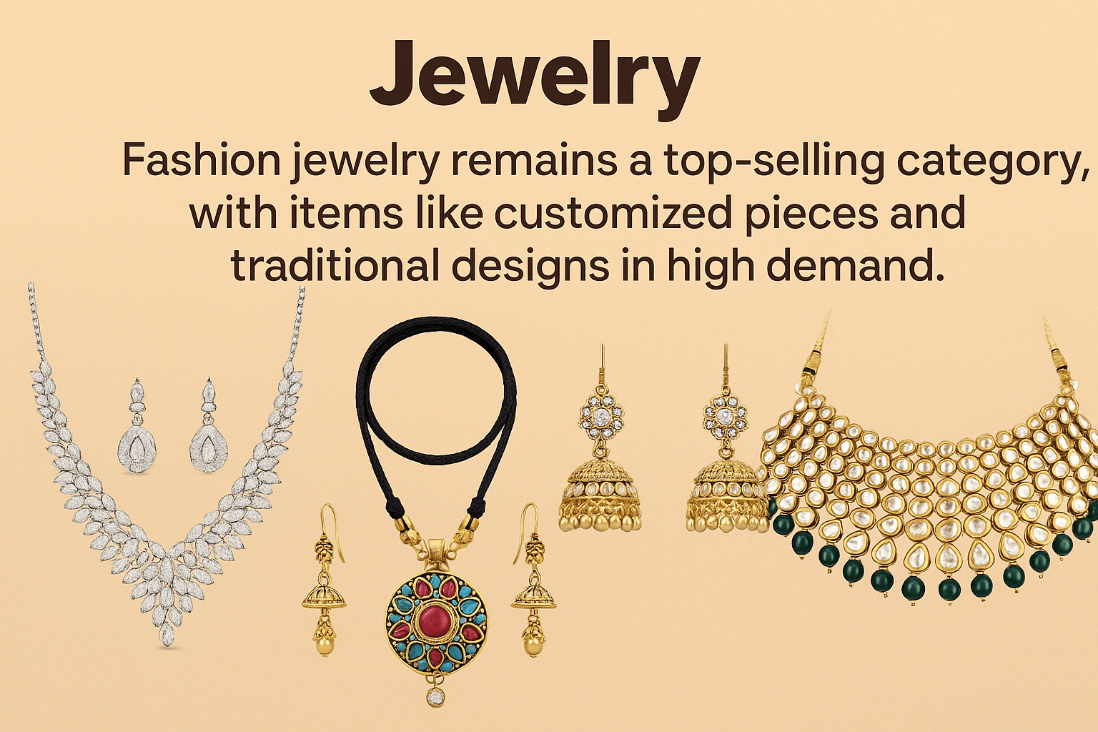 Jewelry set for women traditional making kit for girls